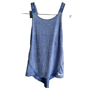 Nike Heathered Blue Kids Tank Top